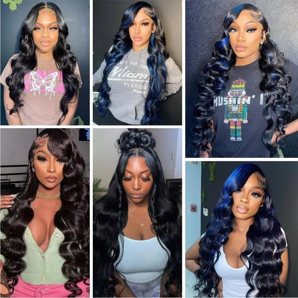 Human Hair Bundles w/ Closure Free Part (20 22 24+18) Body Wave 3 Bundles *NEW*